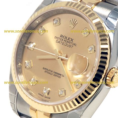 rolex datejust oro acciaio prezzo nuovo|rolex datejust 36 prezzo.